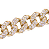 D Color Moissanite Round Cut Hip Hop Chain For Men's