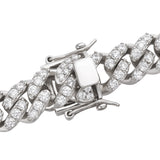 925 Silver Moissanite Diamond Chain