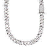 Iced Out Moissanite Diamond Cuban Chain