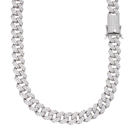 Hip Hop Luxury D Color Moissanite Cuban Chain