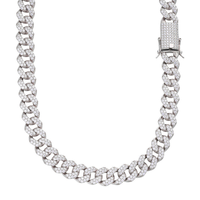 Hip Hop Luxury D Color Moissanite Cuban Chain