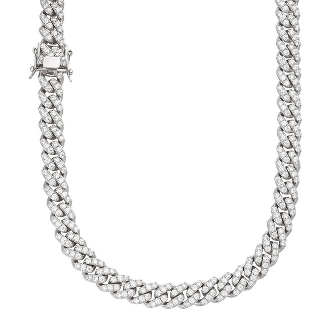 Miami Iced Out Cuban Link Chain For Men's