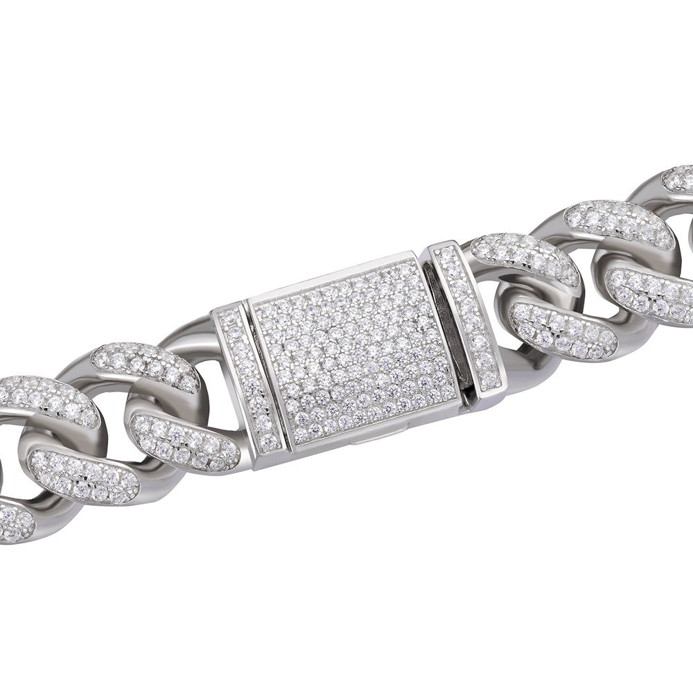 Miami Iced Out Moissnaite Cuban Chain