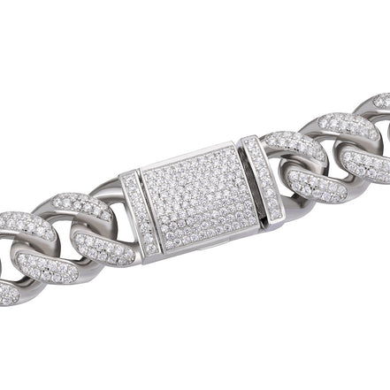 Miami Iced Out Moissnaite Cuban Chain