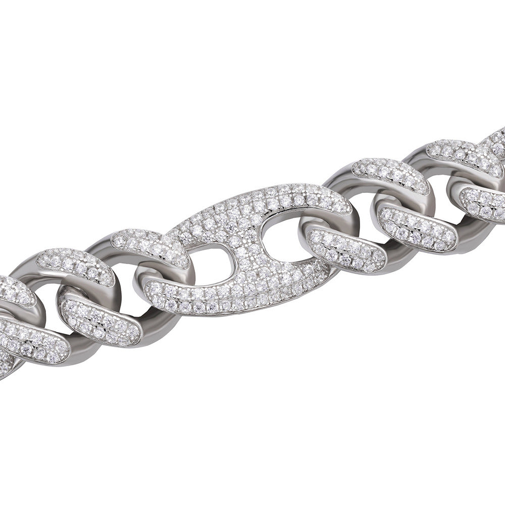 Miami Iced Out Moissnaite Cuban Chain
