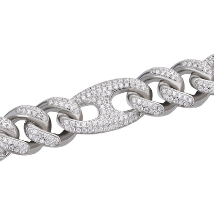 Miami Iced Out Moissnaite Cuban Chain