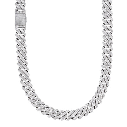22mm Lab Created Moissanite Cuban Link Chain