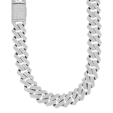 22MM Iced Out Moissnaite Cuban Link Hip Hop Chain