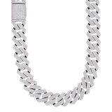 22MM Iced Out Moissnaite Cuban Link Hip Hop Chain