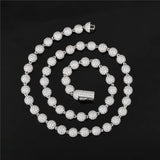 Ice Out Full Moissnaite Diamond Luxury Hip Hop Ball Chain