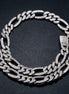 Round Brilliant Cut Moissnaite Iced Out Figaro Hip Hop Luxury Chain