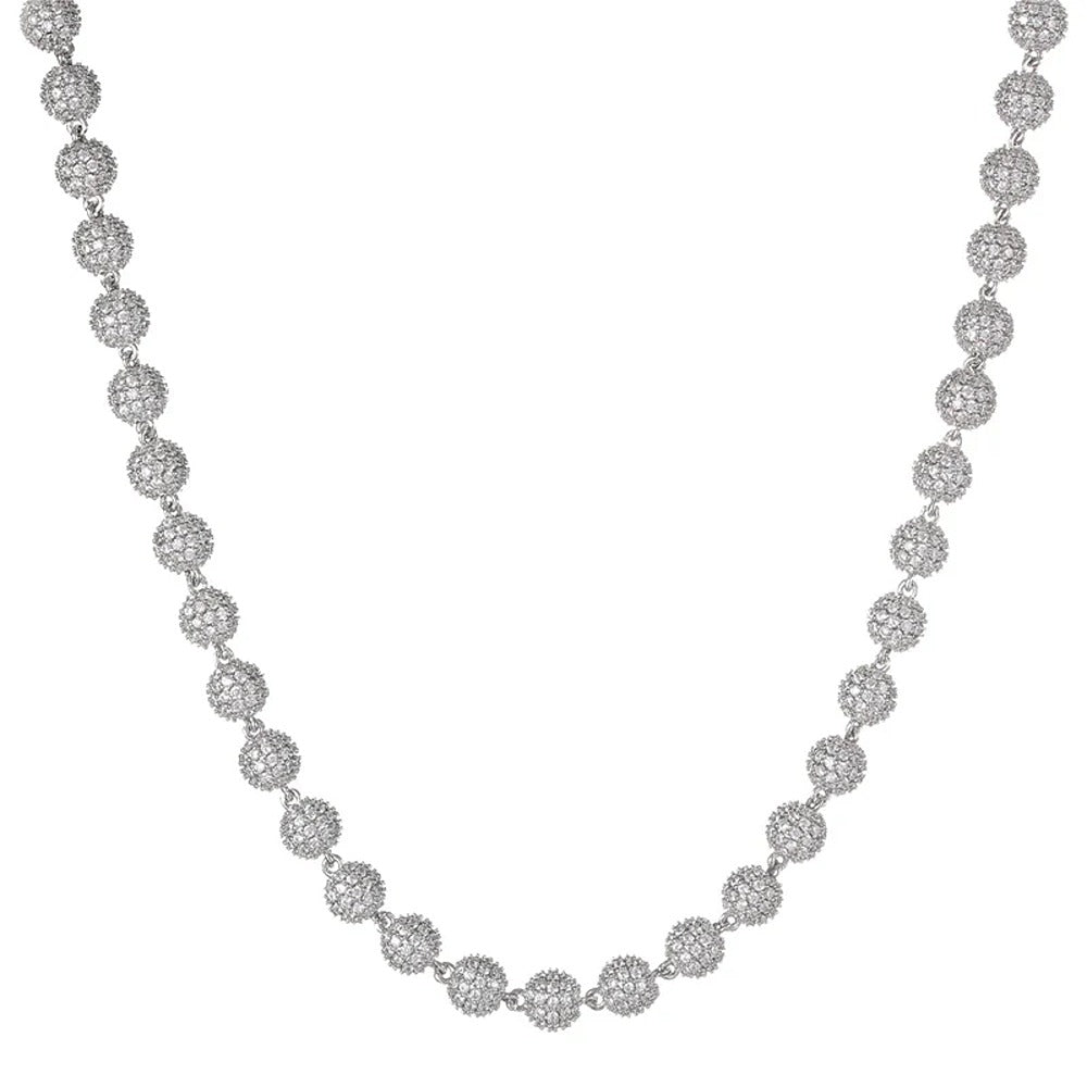 Ice Out Full Moissnaite Diamond Luxury Hip Hop Ball Chain