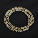 925 Sterling Silver VVS1 Moissanite Miami Cuban Link Chain For Him