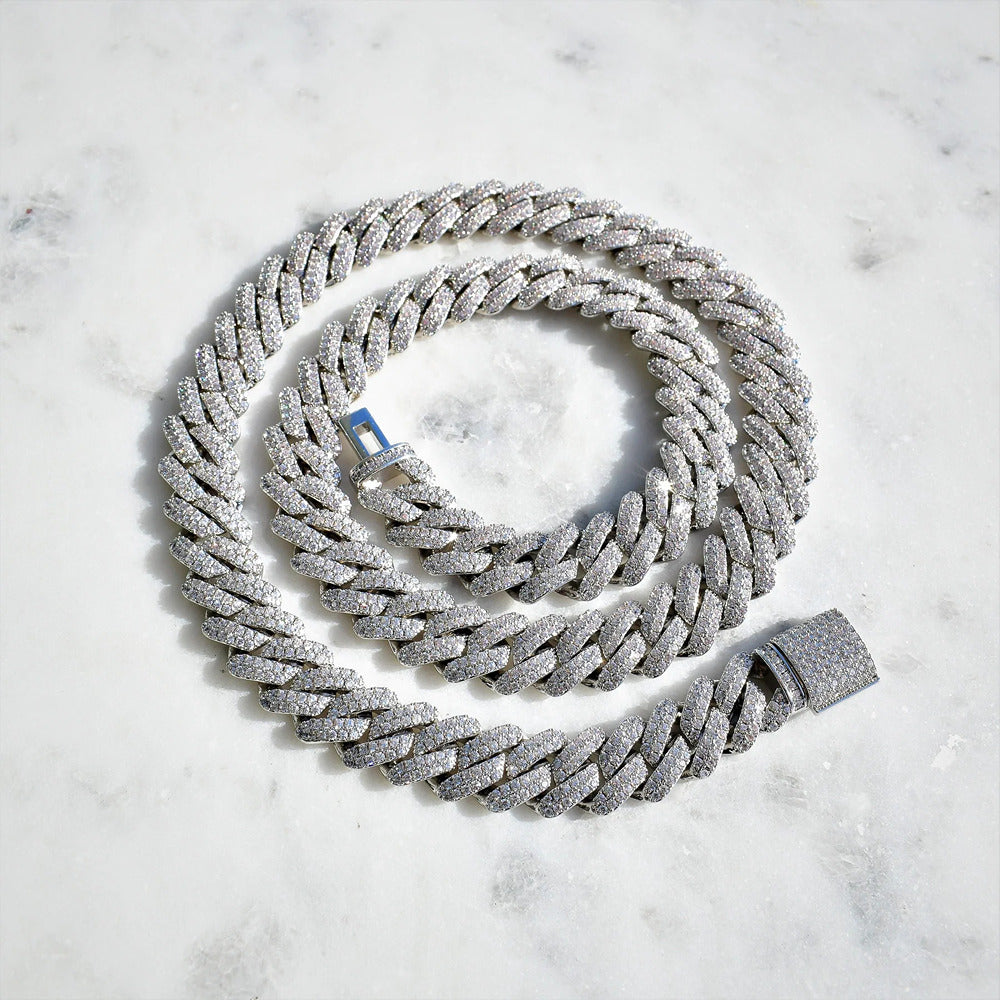 Hip Hip Luxury Moissanite Diamond Cuban Link Chain