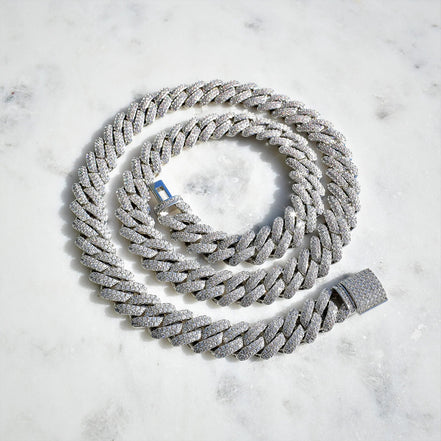 Hip Hip Luxury Moissanite Diamond Cuban Link Chain