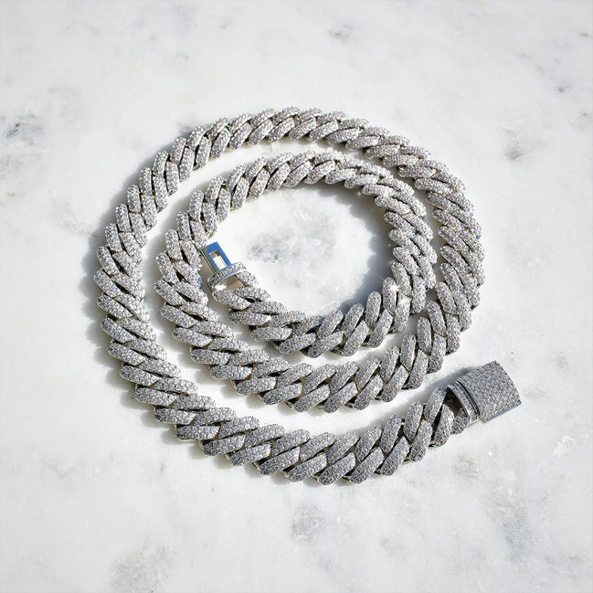 Hip Hip Luxury Moissanite Diamond Cuban Link Chain