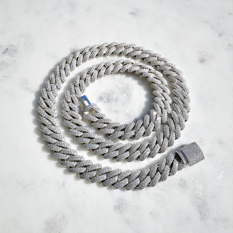 Hip Hip Luxury Moissanite Diamond Cuban Link Chain