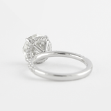 Round Cut Hidden Halo VVS1 Moissanite Ring Gift For Women
