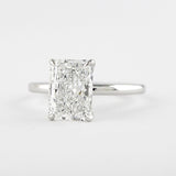Radiant Cut Solitaire Moissanite Birthday Gift For Her
