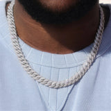 18mm Moissanite Hip Hop Cuban Link Chain