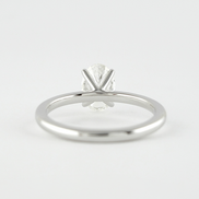 Four Prong Solitaire Oval Cut Moissanite Proposal Ring For Girls