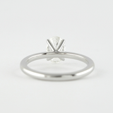Four Prong Solitaire Oval Cut Moissanite Proposal Ring For Girls