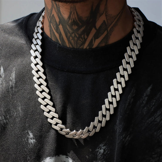 Miami Iced Out Moissanite Hip Hop Cuban Jewelry