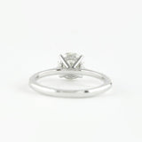 D Color Lab Created Moissanite Round Cut Hidden Halo Ring
