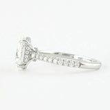 Moissanite Hidden Accent Oval Cut Birthday Gift For Women