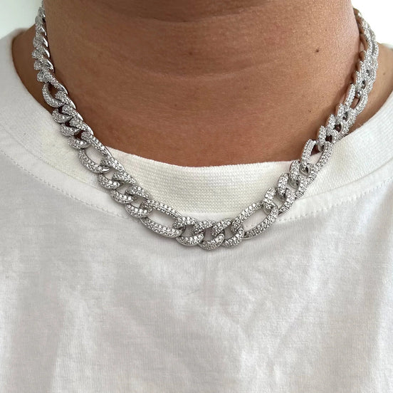 Iced Out Moissnaite Luxury Hip Hop Cuban Chain For Men's