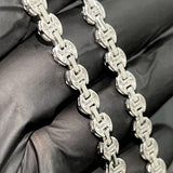 Moissanite Diamond Mariner Cuban Link Chain