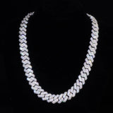 VVS1 Moissanite Cuban Chai For Men's