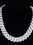 Round & Baguette Moissanite Diamond Cuban