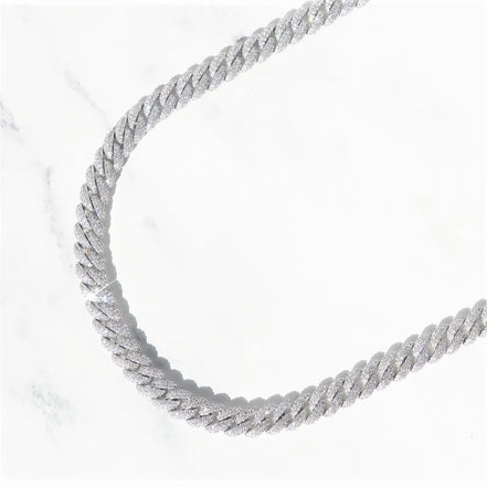 18mm Moissanite Hip Hop Cuban Link Chain