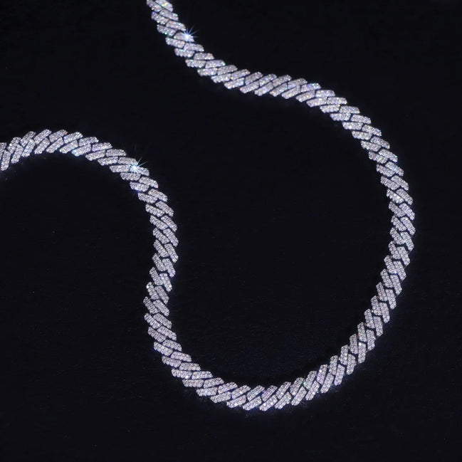 Moissanite Iced Out Cuban Chain