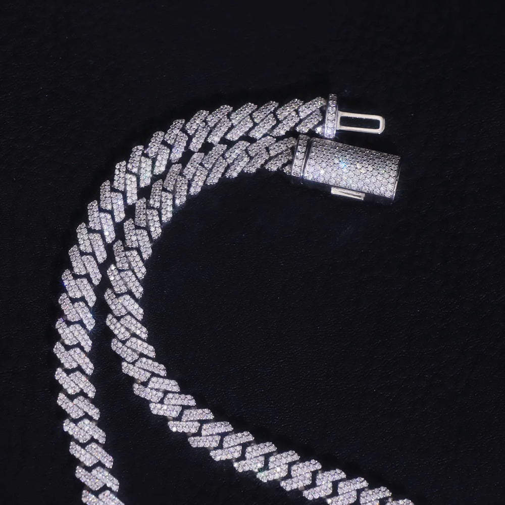 Moissanite Iced Out Cuban Chain