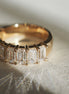 Moissnaite Emerald Cut Diamond Wedding Band For Women