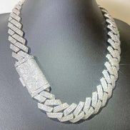 D Color Moissanite Hip Hop Chain For Men's