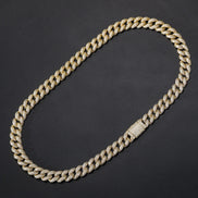 Iced Out Moissanite Luxury Hip Hop Cuban Chain For Him