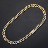Iced Out Moissanite Luxury Hip Hop Cuban Chain For Him