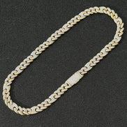 Thick Pig Nose Moissanite Diamond Miami Cuban Chain