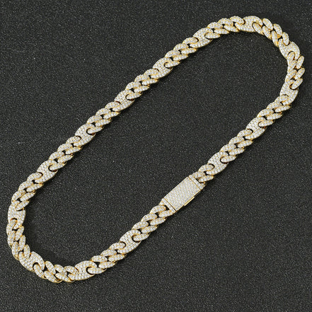 Thick Pig Nose Moissanite Diamond Miami Cuban Chain