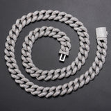 Iced Out Moissanite Luxury Hip Hop Cuban Chain For Him