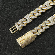 Thick Pig Nose Moissanite Diamond Miami Cuban Chain
