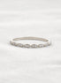 Pear Shape Round Cut Moissnaite Antique Style Wedding Band