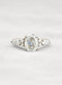 Moissanite Oval Cut Vintage Engagement Ring For Women