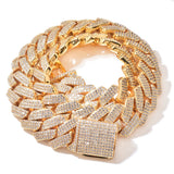 Iced Out D Color Moissnaite Diamond 22mm Hip Hop Chain