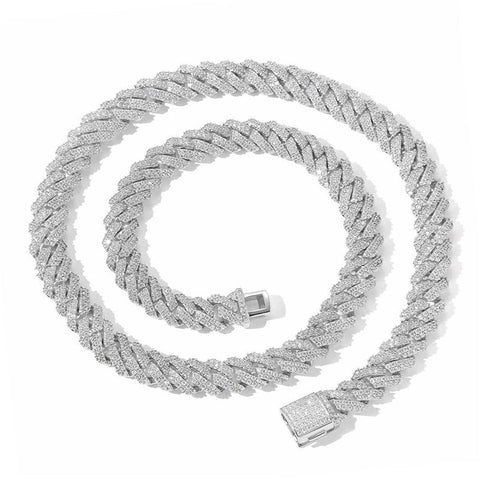 Moissanite Diamond Hip Hop Miami Cuban Linked Chain