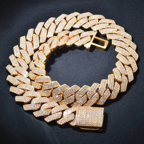 Iced Out D Color Moissnaite Diamond 22mm Hip Hop Chain