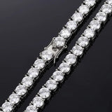 VVS1 Moissanite Round Cut Tennis Chain Gift For Men's